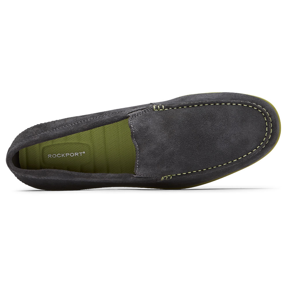 Rockport Slip-On For Mens Dark Grey - Malcom Venetian - OW5617832